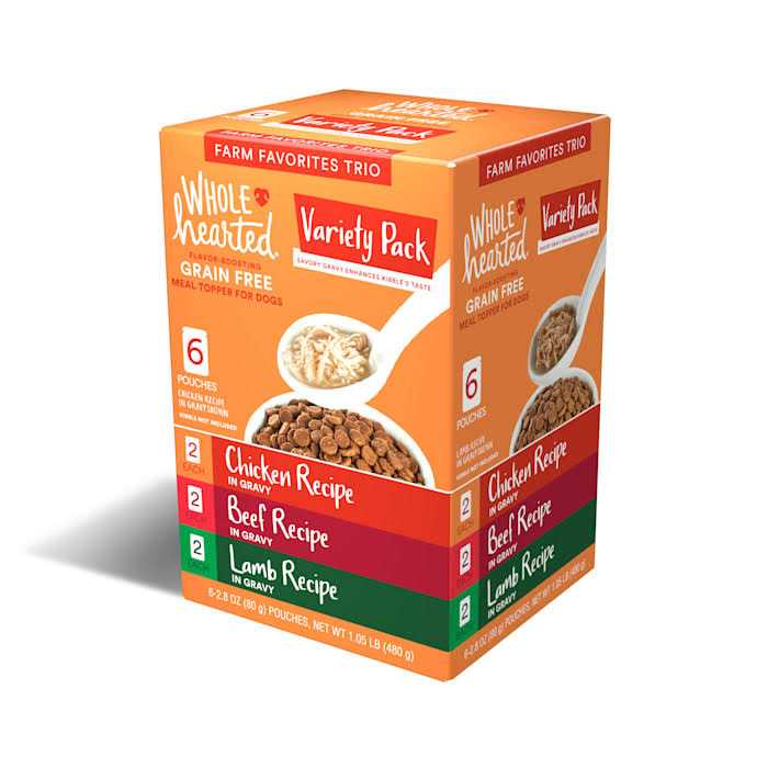 Grain Free Gravy Puree Topper Dog Meal Variety Pack G5684