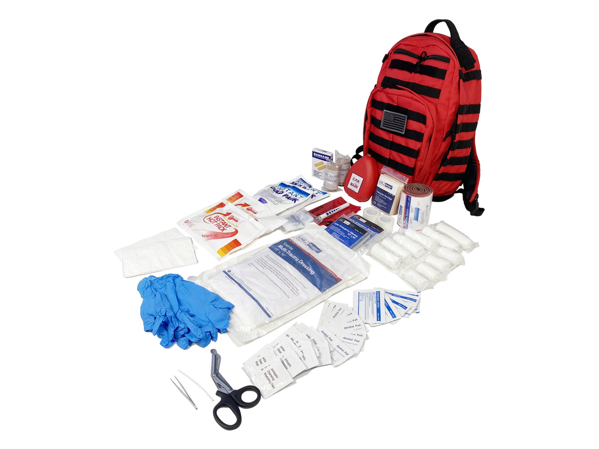 Red First Aid Trauma Backpack Kit T9222