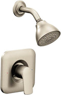 Brushed Nickel Shower Trim, 1.75 GPM Flow Rate T980