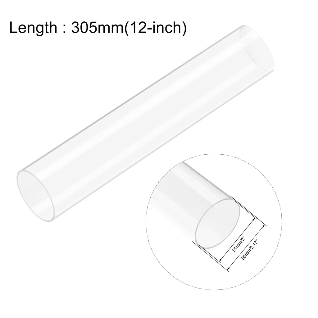 Clear Rigid Acrylic Pipe Round Tube H34489