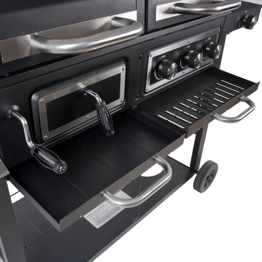 Dual Fuel Gas & Charcoal Combo Grill A283836