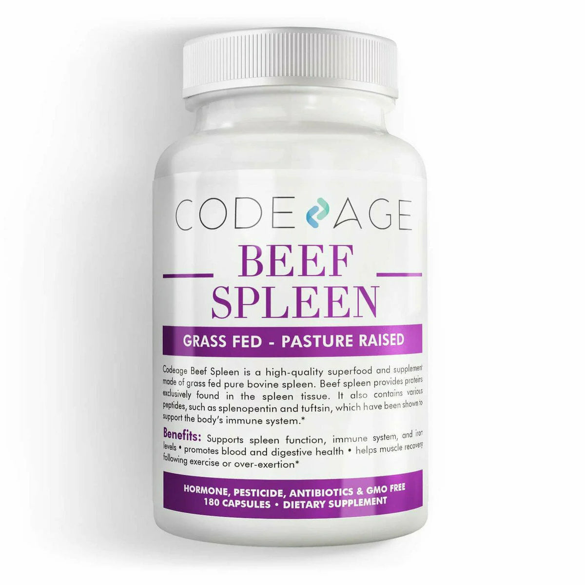 Beef Spleen 180 caps J789419