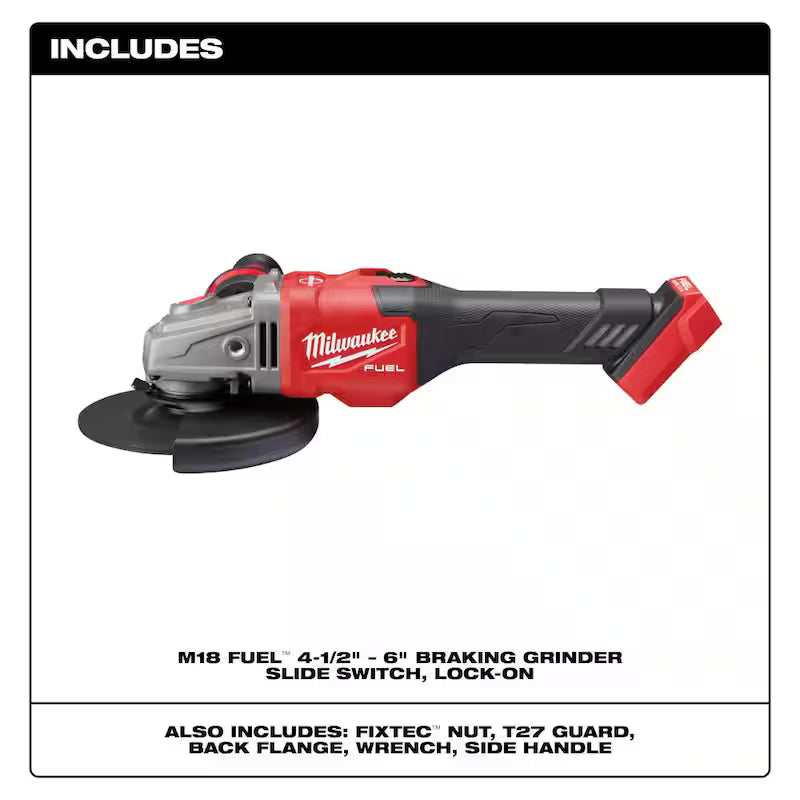 18V Lithium-Ion Brushless Cordless 4-1/2 in./6 in. Grinder Q481796