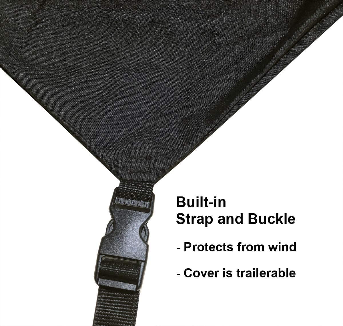 Snowmobile Cover with Built-in Securing Straps A8909