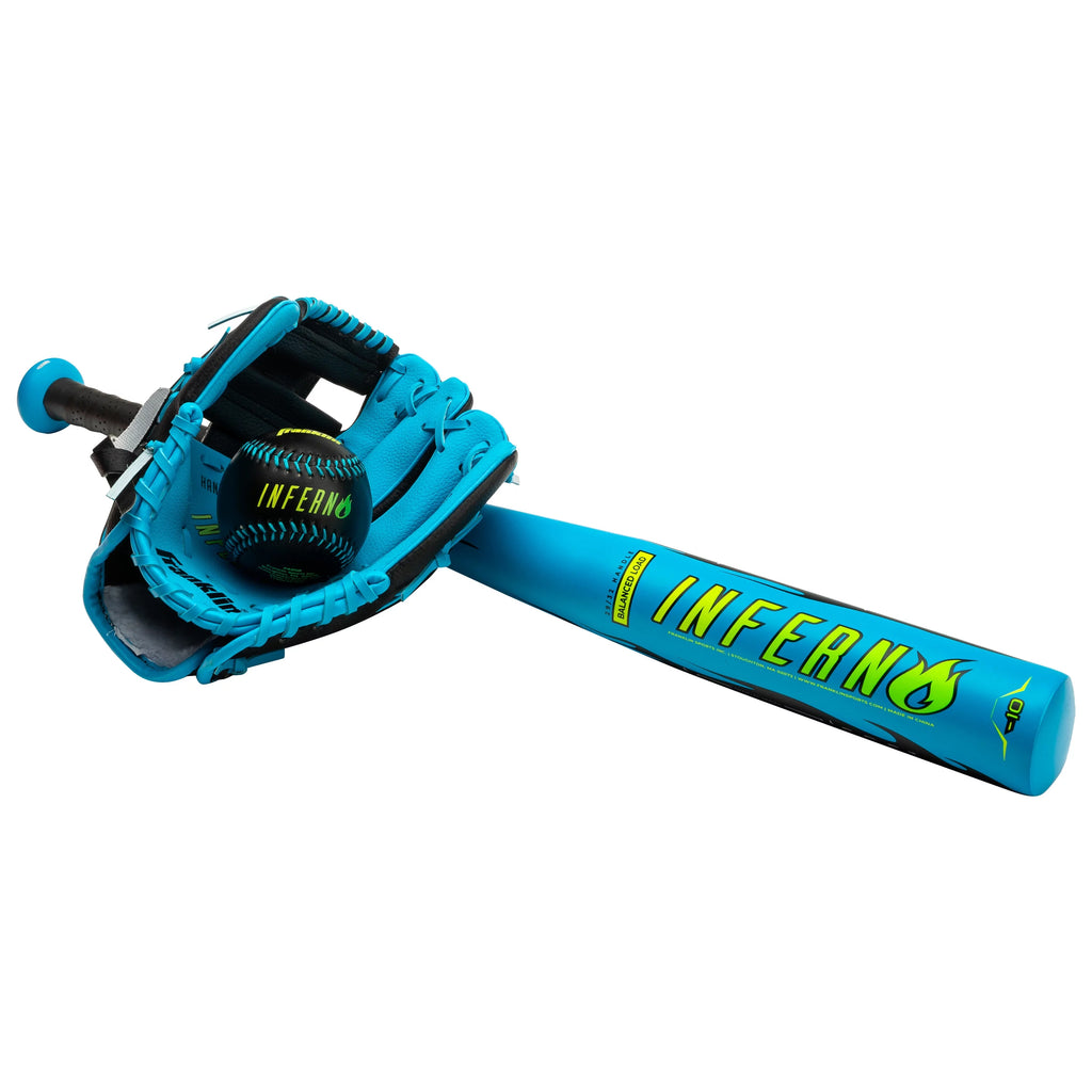 Baseball Teeball Set - Bat, Glove & Ball Set N762381