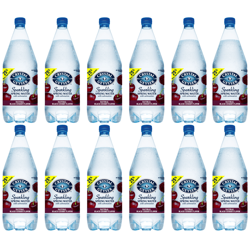 Black Cherry Sparkling Spring Water 12 Pack 42 oz M3602