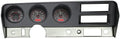 Carbon Fiber Red Analog Dash Gauges System M142
