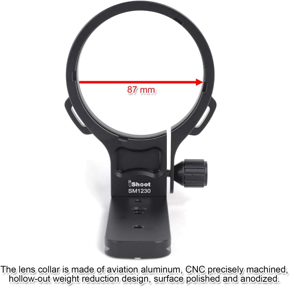 CNC Machined Lens Collar Tripod Mount Ring ARCA Fit X799