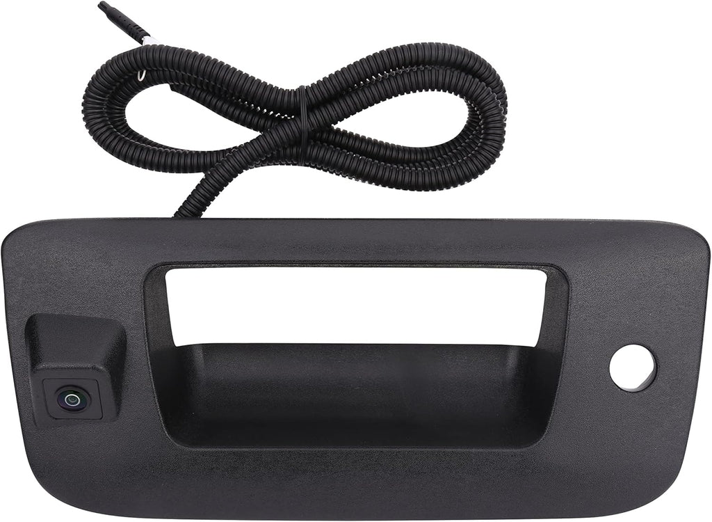 Replacement Tailgate Handle Trim Bezel with Backup Rear View Camera, Black, Pack of 2 C804940
