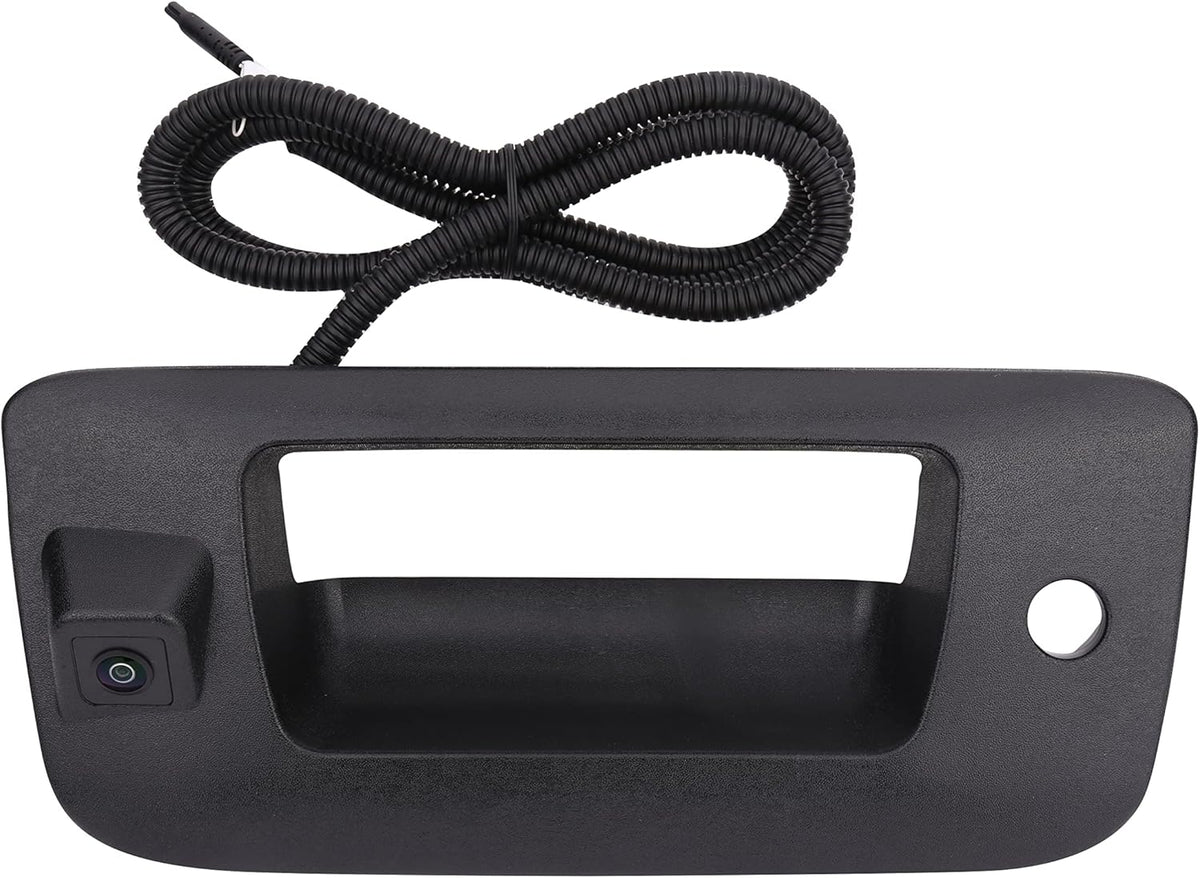 Replacement Tailgate Handle Trim Bezel with Backup Rear View Camera, Black, Pack of 2 C804940