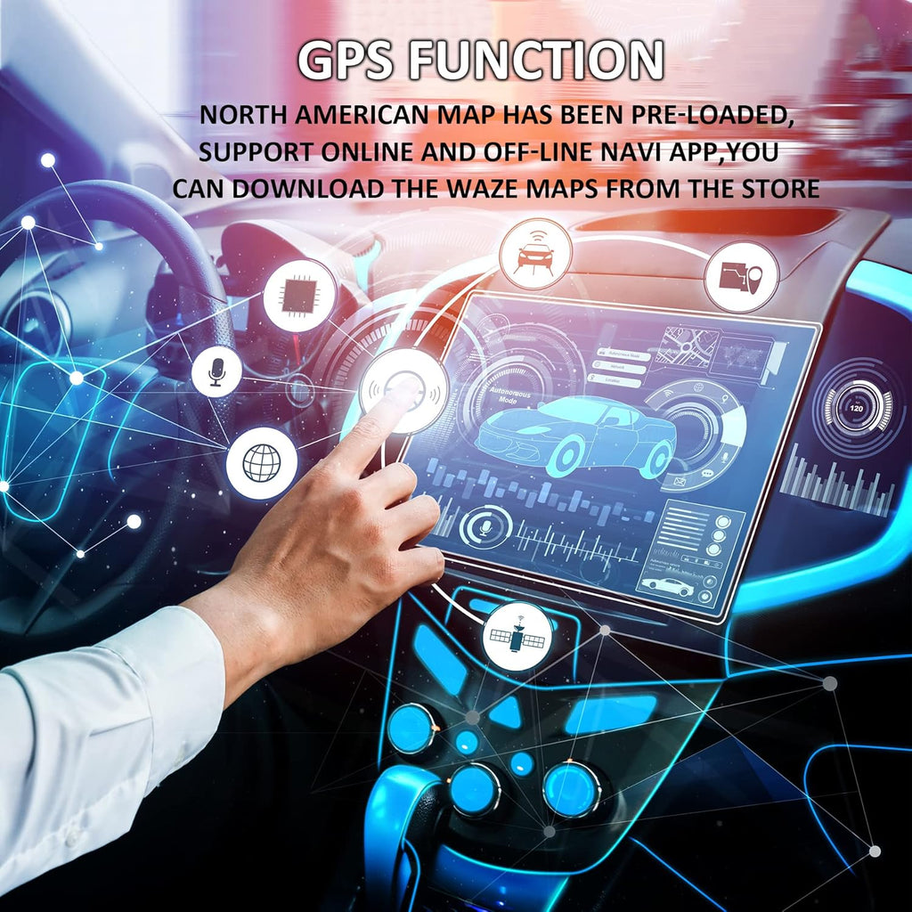 Android Car Stereo with Touch Screen Carplay Android Auto Bluetooth 5.0 L55262