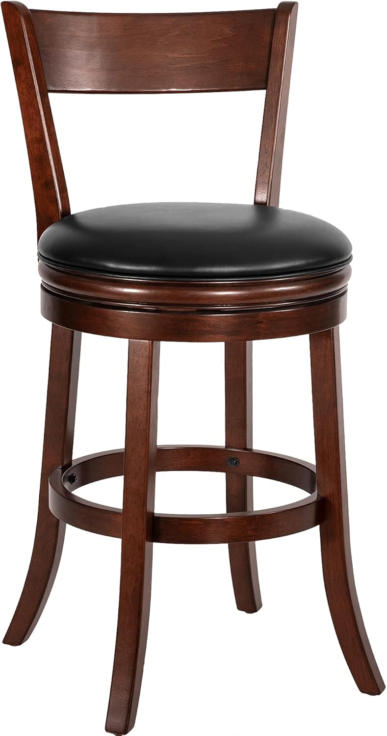 Cappuccino Swivel Stool, 29-Inch, Pack of 2 V91531