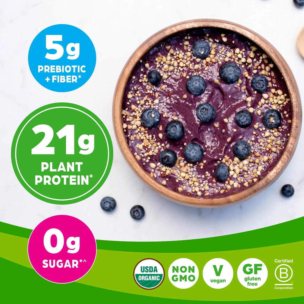 Organic Vegan 21g Protein Powder Vanilla Bean 2.03lb X619