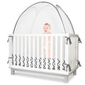 Grey Chevron Pop-Up Crib Tent Canopy I783