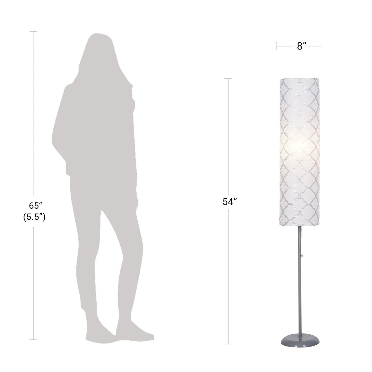 Metallic Floor Lamp F2323