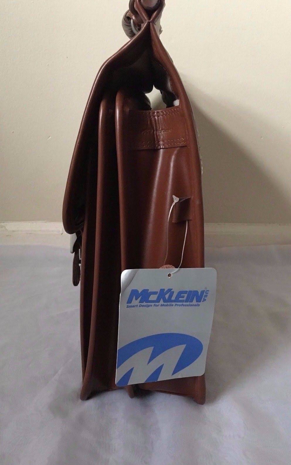 Brown Double Compartment Laptop Case M731687
