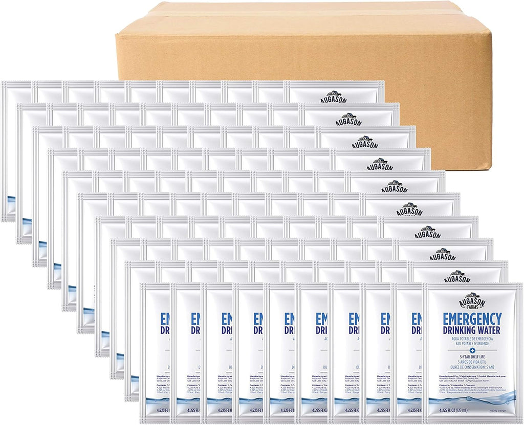 4.22 oz Pack 100 Emergency Drinking Water S887405
