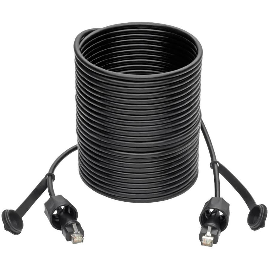 Black 49 ft CAT 5e/6 STP Patch Cable U55596
