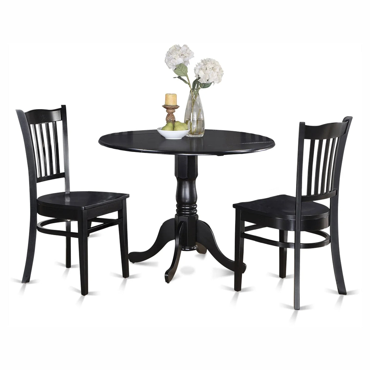 3 Piece Round Kitchen Table and 2 Chairs Set T7774