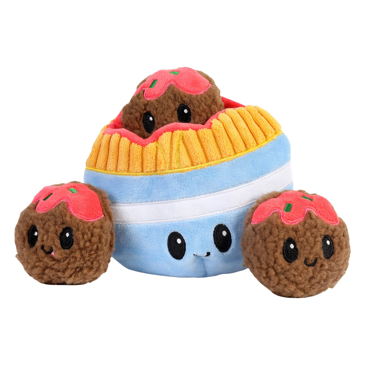 Multi-colored Plush Squeaky Dog Toys X91569