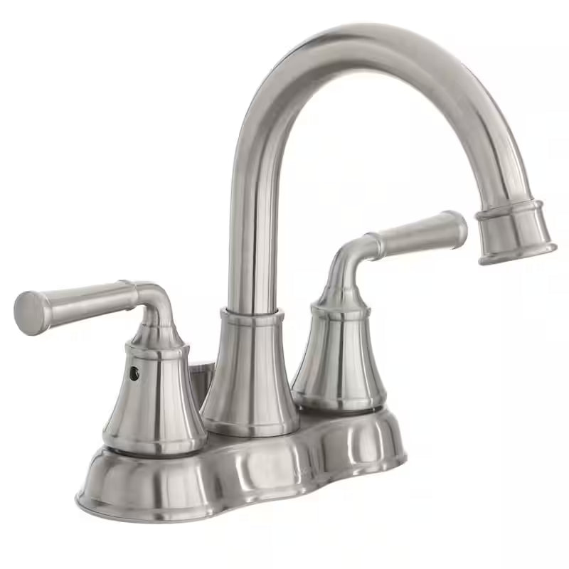 4 in. Centerset Bathroom Faucet in Brushed Nickel N1743