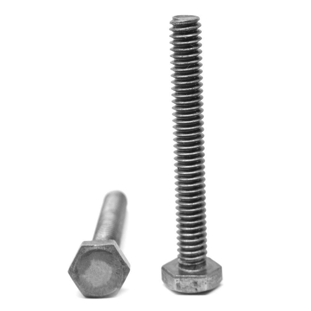 1/4x22-20 x 3/4x22 Coarse Thread A307 Grade A Hex Tap Bolt Low Carbon Steel Plain Finish W1106