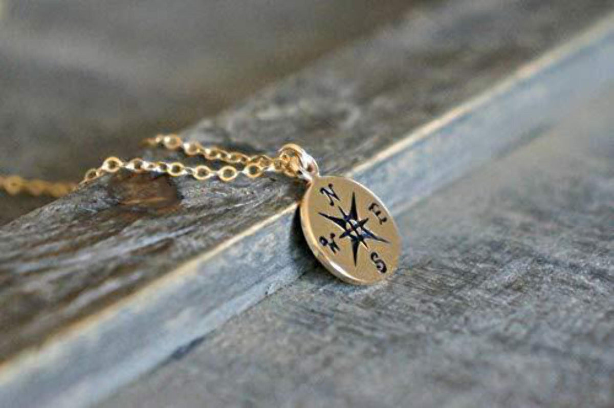 1/2 Inch Gold Charm Necklace C3787