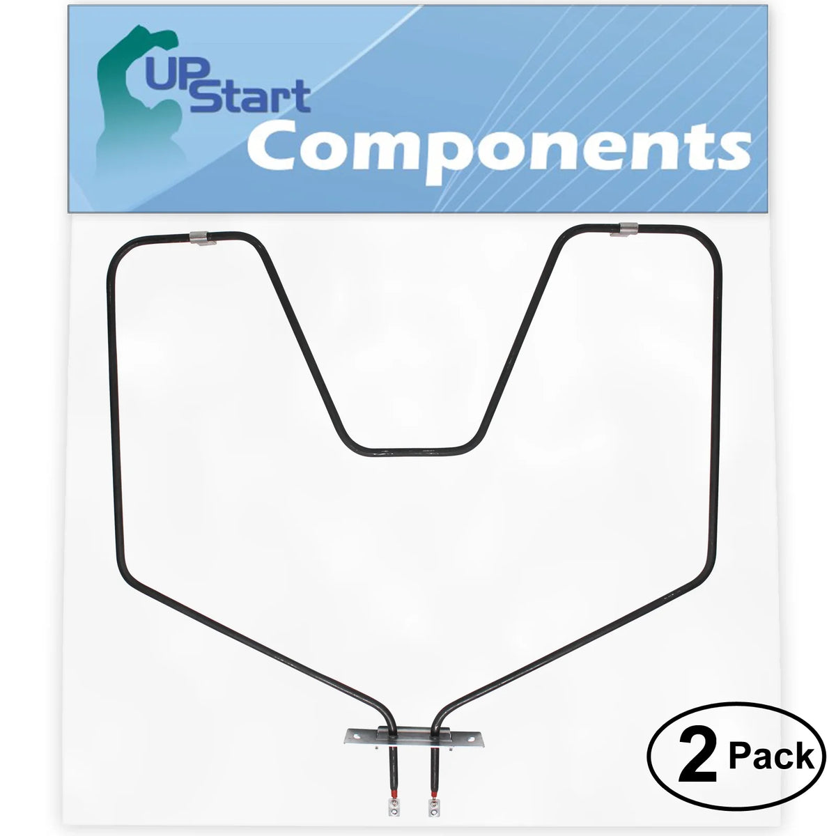 2-Pack Replacement Bake Element for General Electric Oven Heating Element Q328397