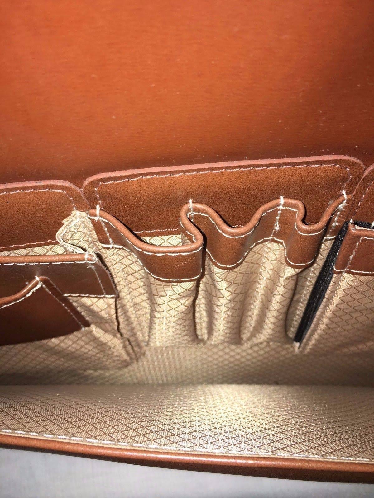 Brown Double Compartment Laptop Case M731687