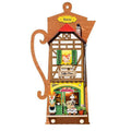 Wooden Wall Hanging Dollhouse Kit Puzzle DIY Decor R132