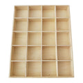 Wooden Multi Grids Storage Box B448