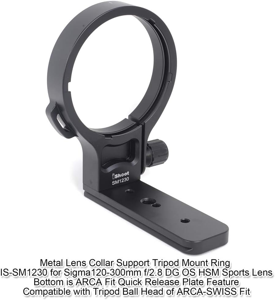 CNC Machined Lens Collar Tripod Mount Ring ARCA Fit X799