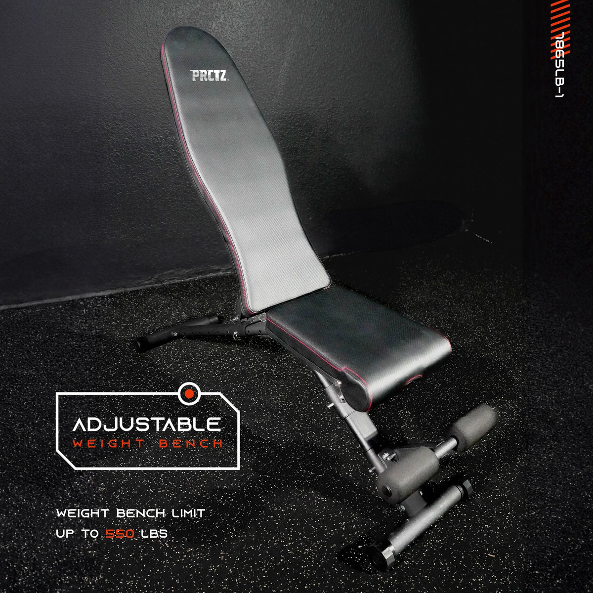Two-Piece Olympic Weight Bench with Squat Rack M93815