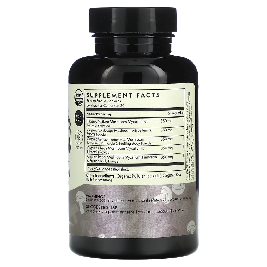 Mushroom Capsules, 90 Capsules S779