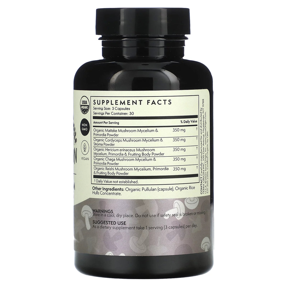 Mushroom Capsules, 90 Capsules S779