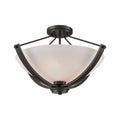 Semi Flush Mount Oil Rubbed Bronze 3 Light C117