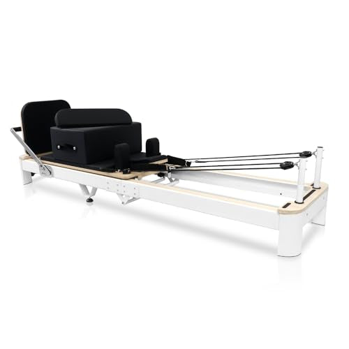 Foldable Pilates Reformer Machine with Aluminum Frame S967