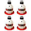 4 Pack Red 5 Gallon Automatic Poultry Waterer A2427