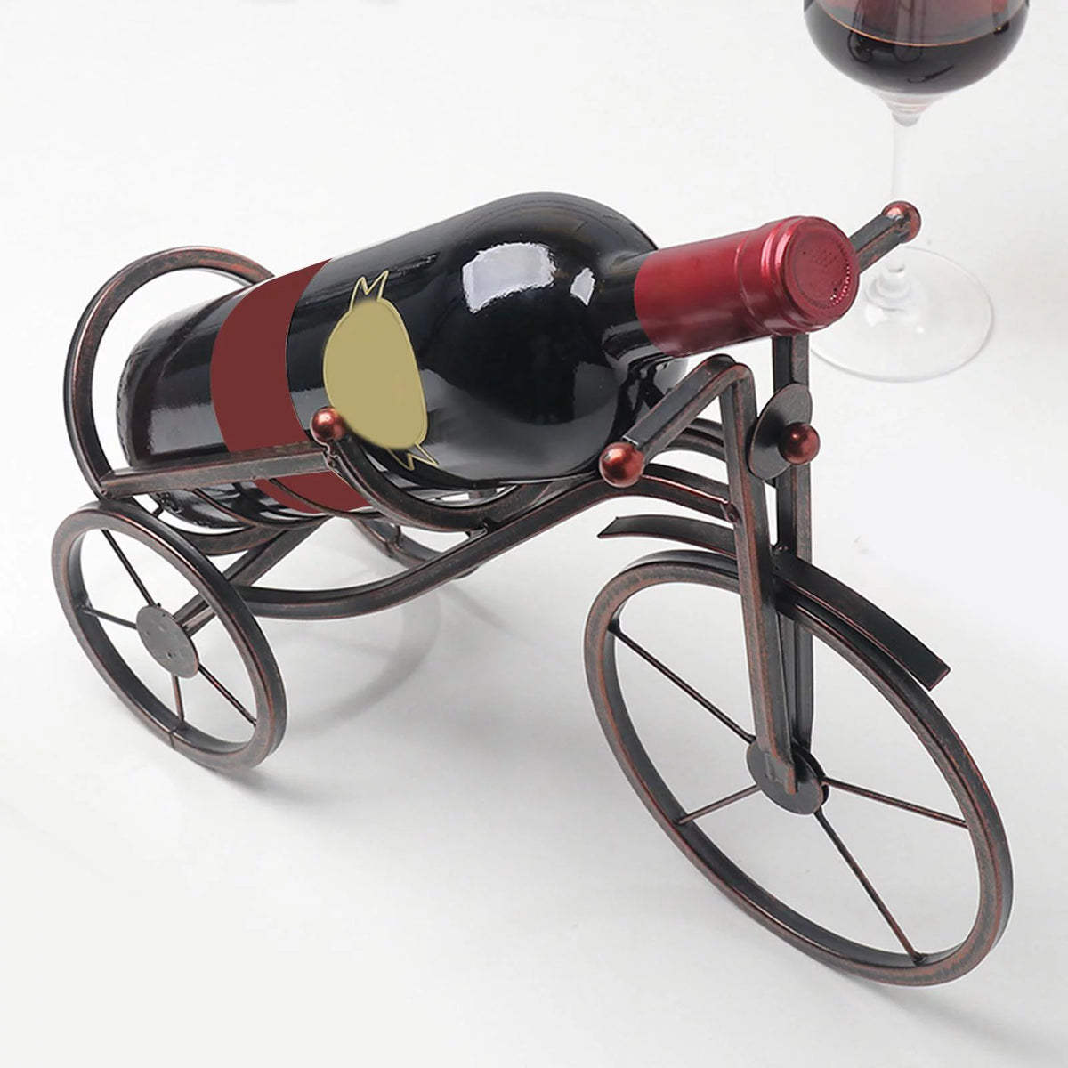Bike Shape Single Bottle Rack F60708