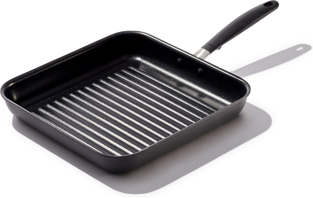11" Square Nonstick Grill Pan with Stainless Steel Handle G698