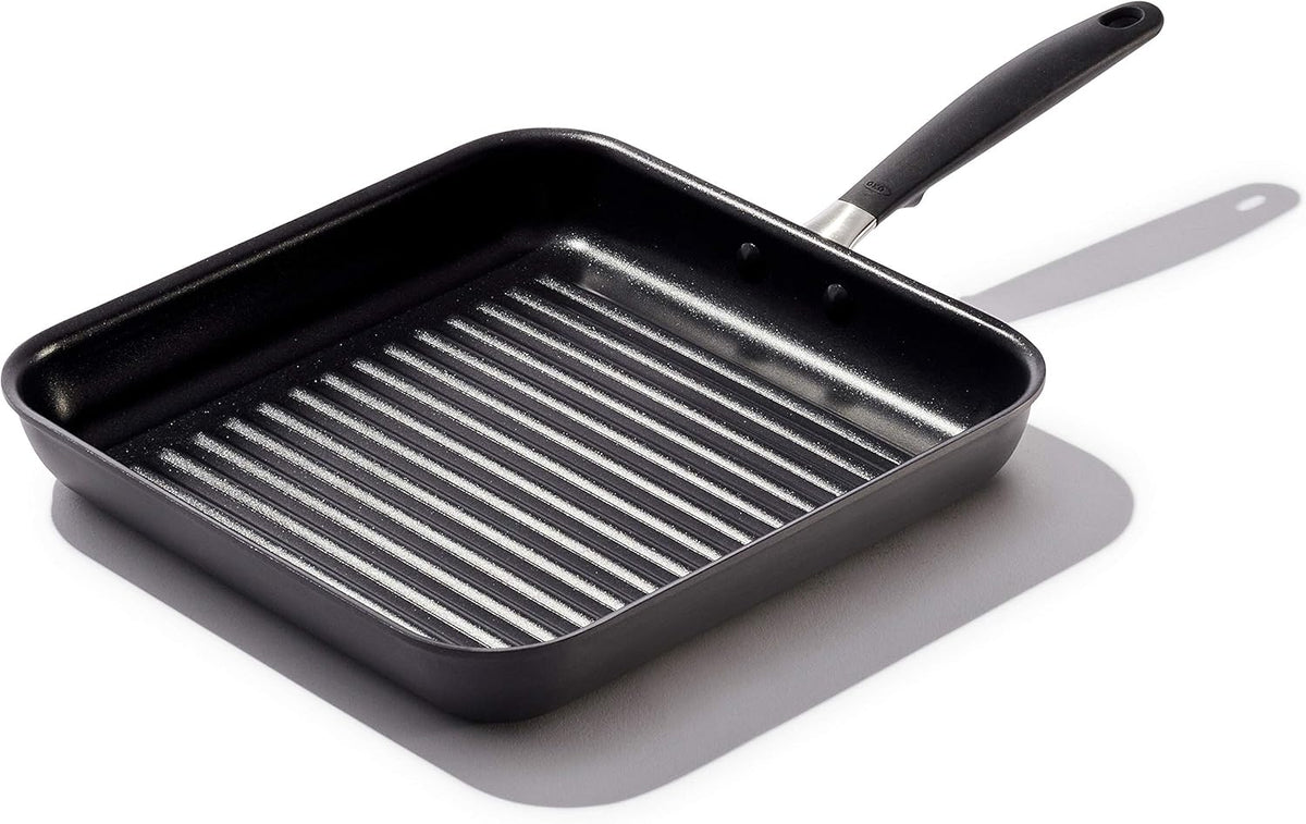 11" Square Nonstick Grill Pan with Stainless Steel Handle G698