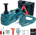 Electric Car Jack 5 ton 12V Hydraulic with Impact Wrench Portable 2 in 1 kit P839