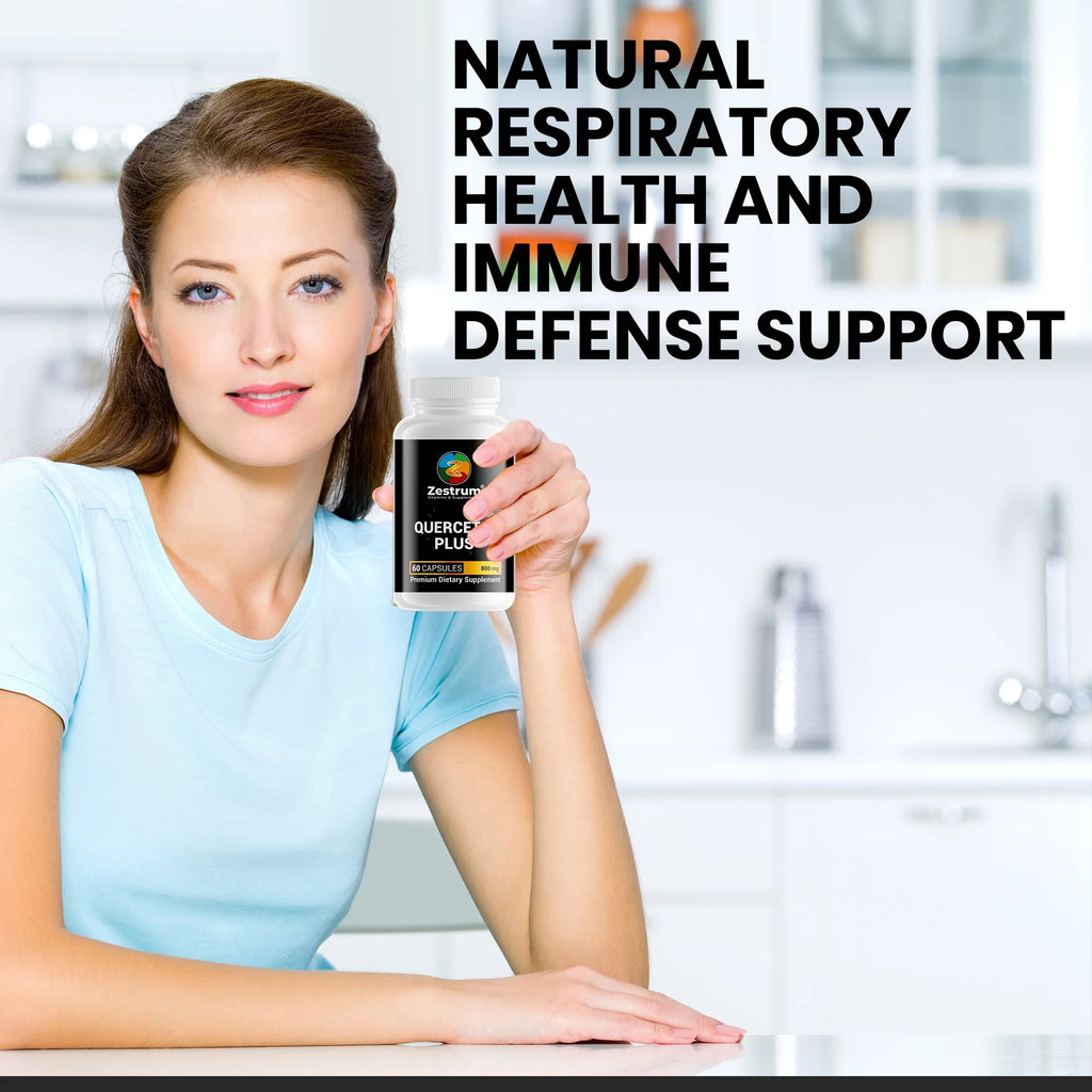 Zinc Quercetin Bromelain 60 Vegetarian Capsules 800 mg F3420