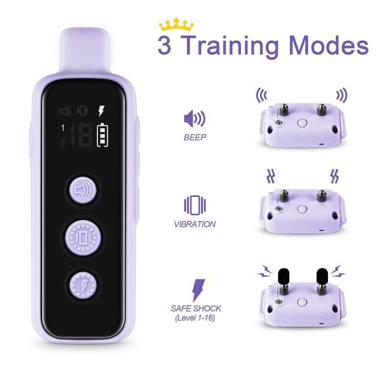 Waterproof Rechargeable Electric Dog Training Collar with Remote K907