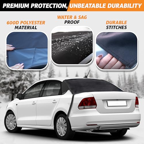 Waterproof Windshield Snow Cover with Side Mirror Covers 2-Pack G79807