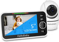 Baby Monitor with Camera and Audio, 5 Inch Video Baby Monitor E15881