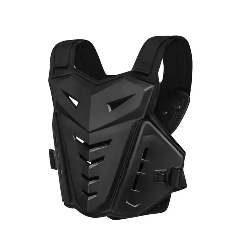 Black Motocross Body Armor Motorcycle Jacket with Back Chest Protector G927146