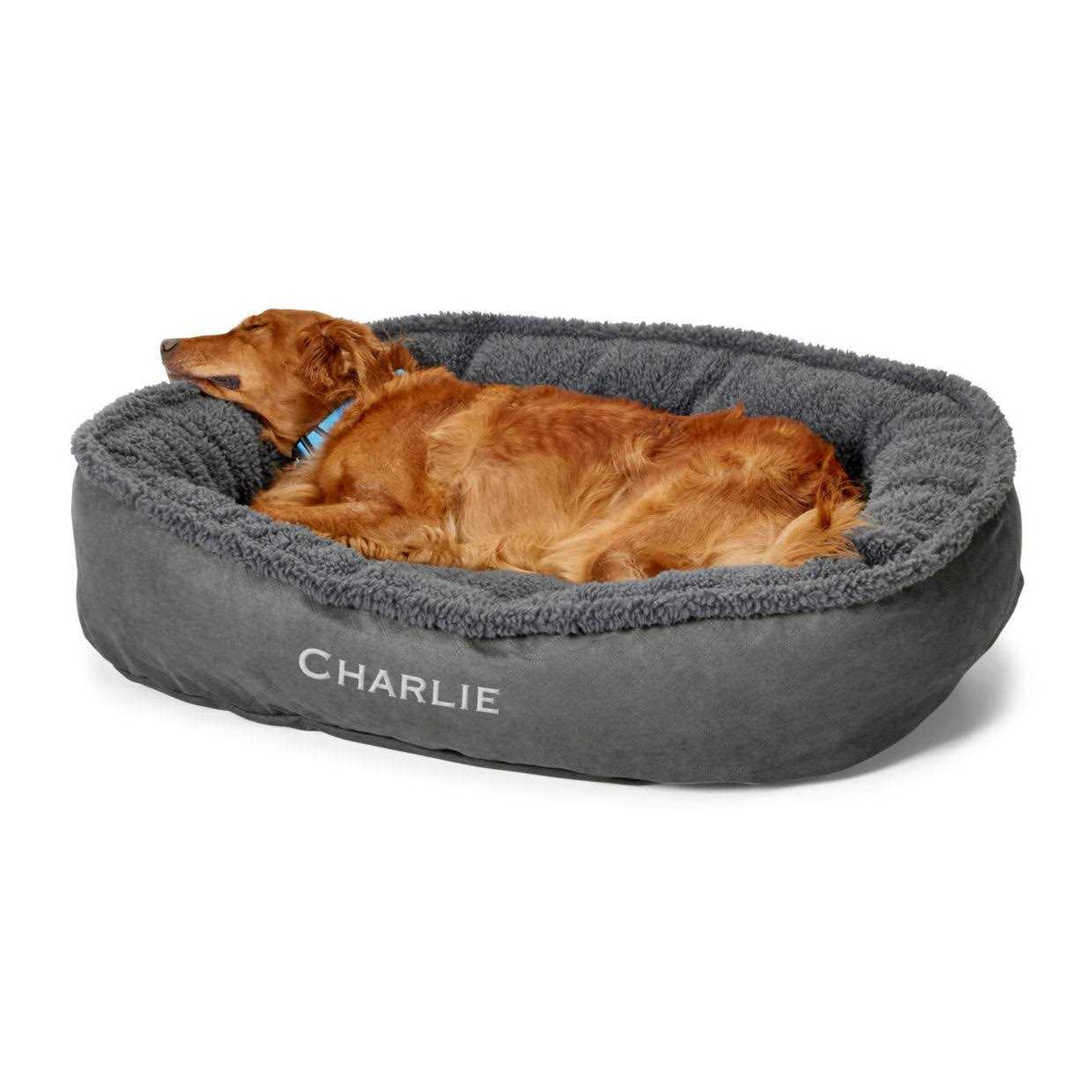 ComfortFill-Eco Wraparound Dog Bed with Fleece C23789
