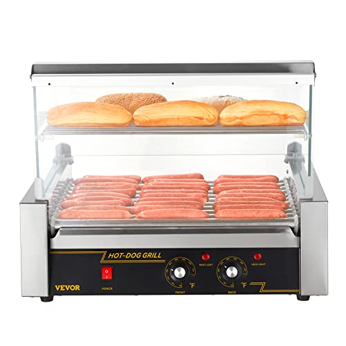 Stainless Steel Hot Dog Roller with 5 Rollers C462