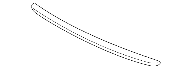 Silver Spoiler Assembly Trunk C92834